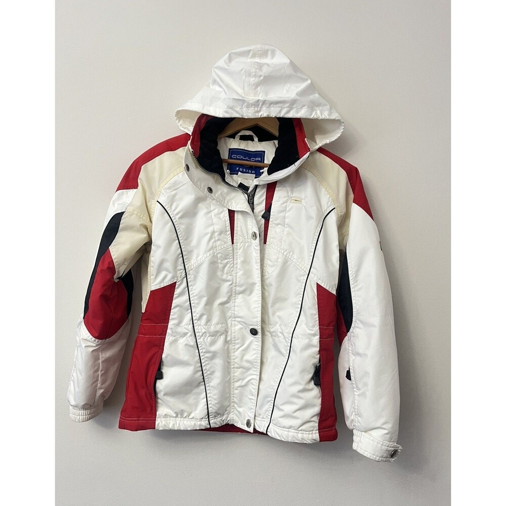 Vtg Snowboard Ski Jacket with Hood Womens Size 6 Couloir